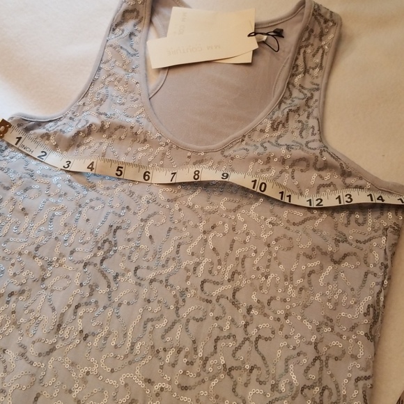 MM Couture Miss Me Sequin Tank Tunic Mini Dress XS - Picture 7 of 7